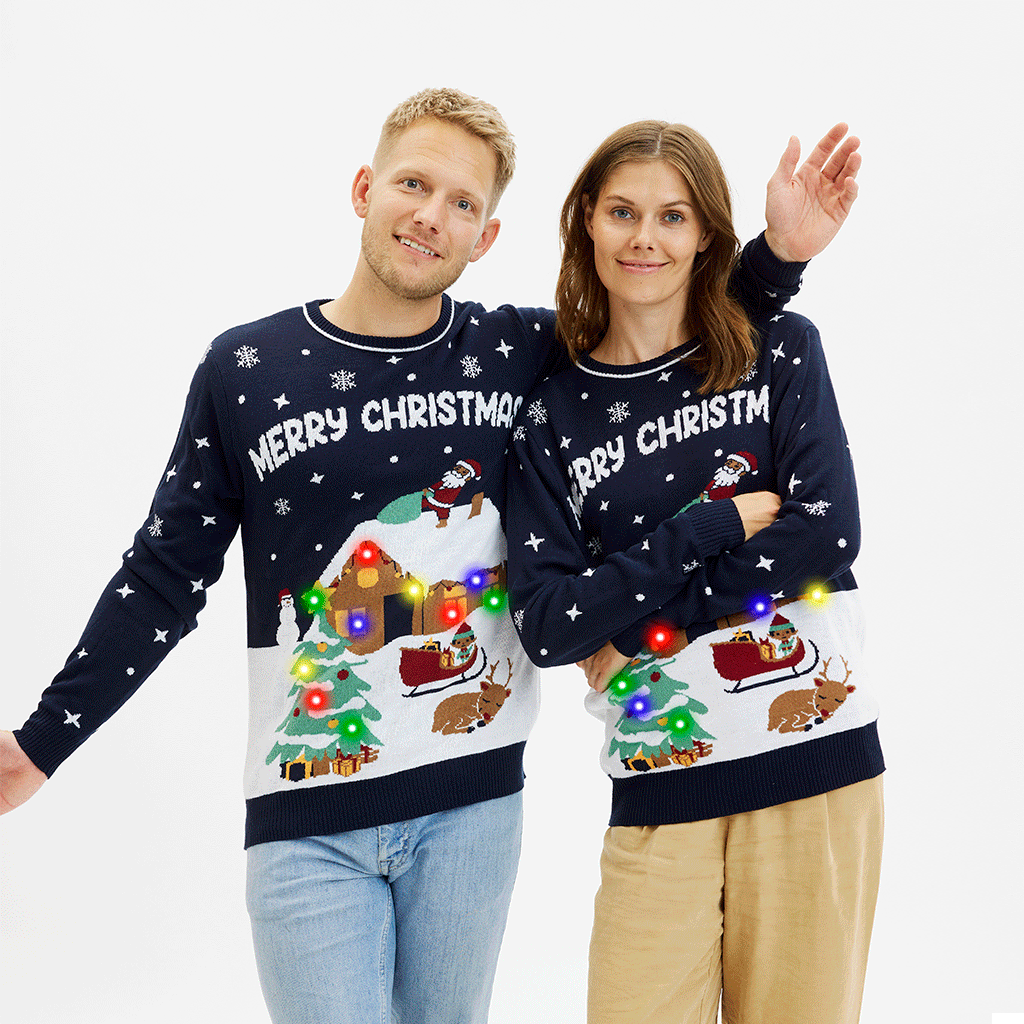 Den idylliske julesweater - Herre